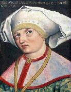 Antoni Boys Portrait of Queen Jadwiga of Anjou France oil painting artist